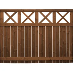 Aitaelementti Raja A86R 1600x2200 mm pystylauta + koristeristikko ruskea