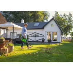 Akkulehtipuhallin/imuri Greenworks GD40BV, 40V, 4Ah akulla
