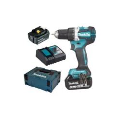 Akkuporakone Makita DDF484RTJ, 54/30Nm, 18V, 2x5.0Ah akuilla + Makpac