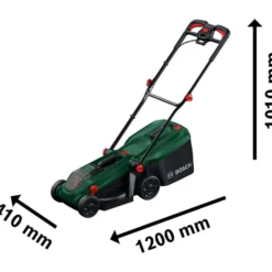 Akkuruohonleikkuri Bosch Rotak 18V-32 Set, 18V, 4.0Ah akulla + varaterä