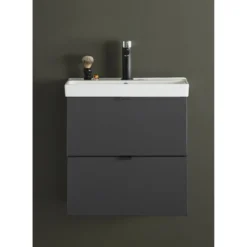Allaskaappi altaalla Hafa Neat, 560x550mm, 2 laatikkoa, antrasiitti