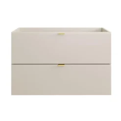 Allaskaappi Interia Dalia, laatikoilla, beige, eri kokoja