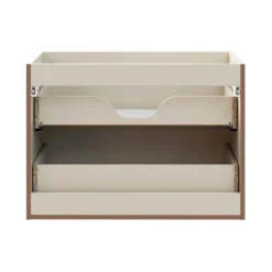 Allaskaappi Interia Nybro, 2-laatikolla, beige, eri kokoja