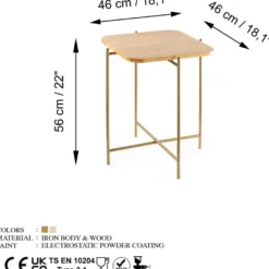 Apupöytä Linento Furniture SHB-005/A, eri värejä