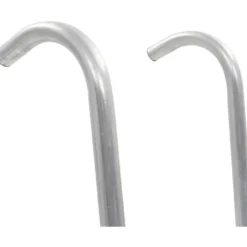 2-askelmaiset trampoliinin tikkaat, teräs, hopea, 102,6 cm