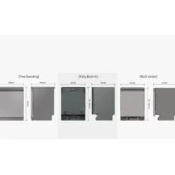 Astianpesukone Samsung Bespoke DW60BG830I00EE, 59.5cm, integroitava
