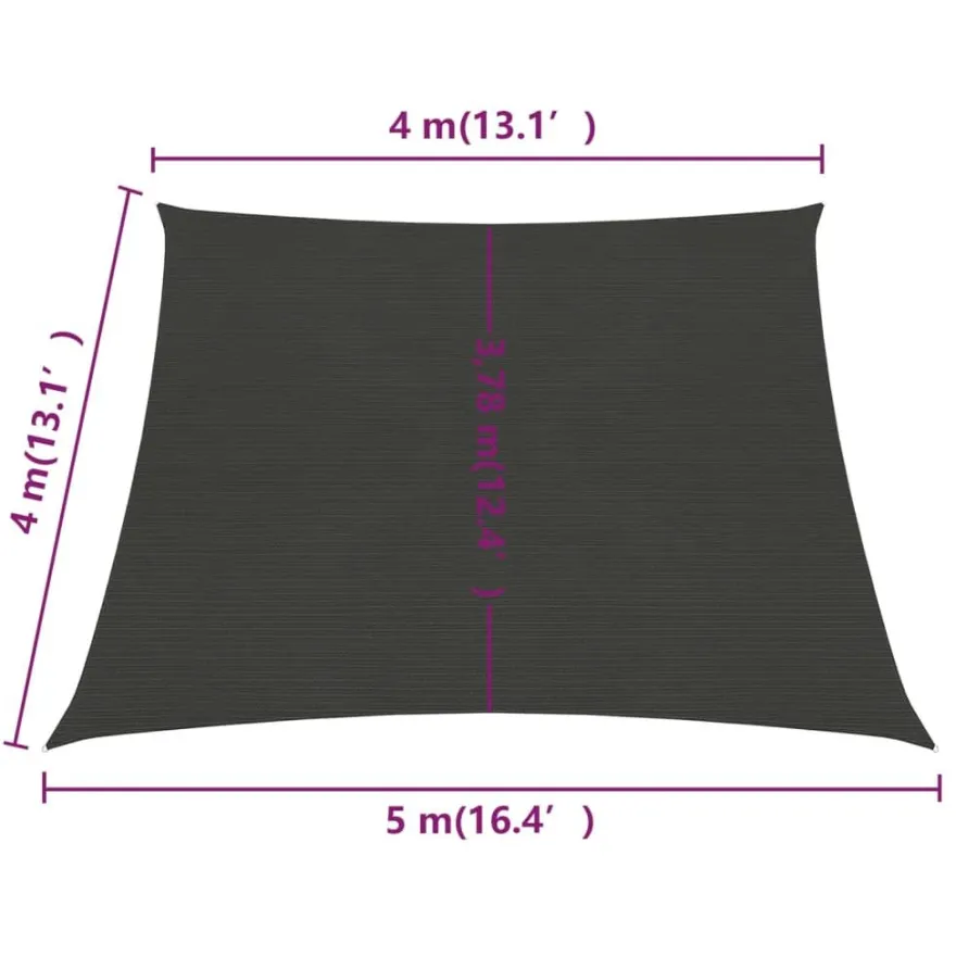 Aurinkopurje 160g/m² HDPE suunnikas eri kokoja ja värejä
