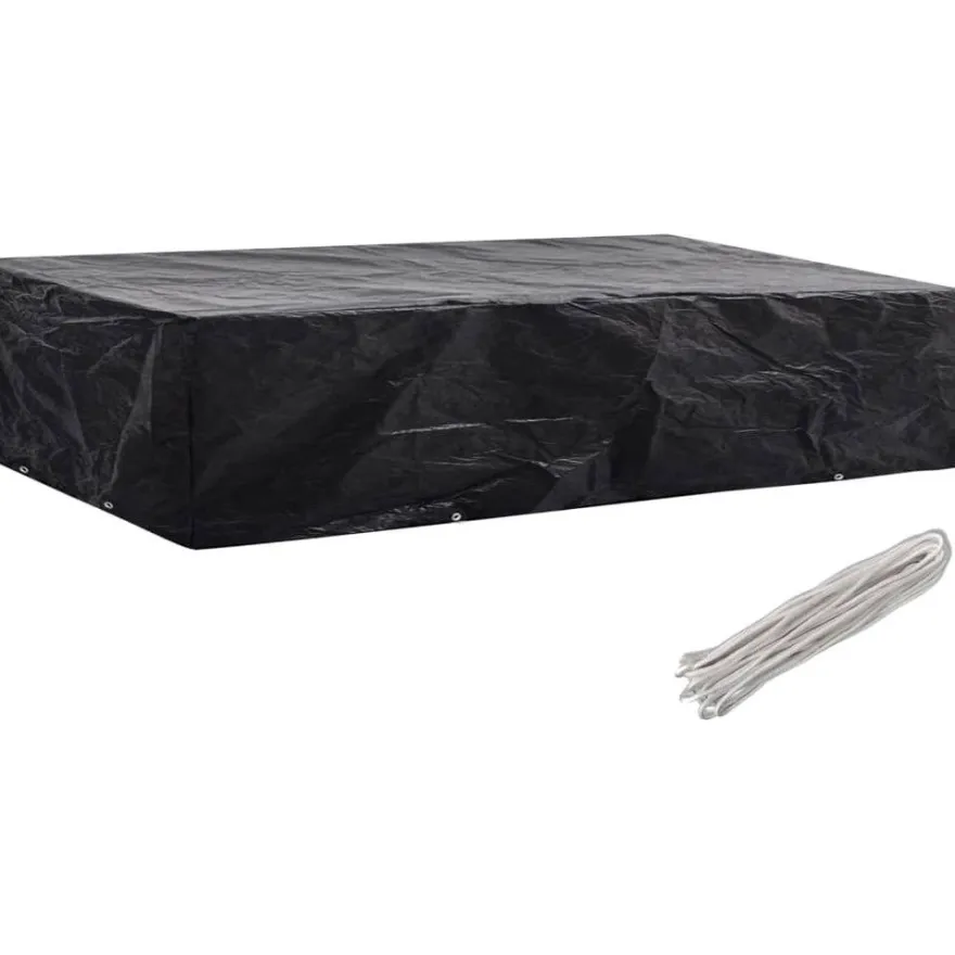 Aurinkotuolin suojat 2 kpl, 8 purjerengasta, 218x77x55 cm