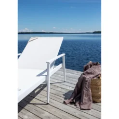 Aurinkotuoli Venture Home Break valkoinen