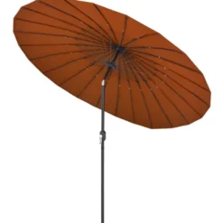 Aurinkovarjo alumiinitangolla, 270cm, eri värejä