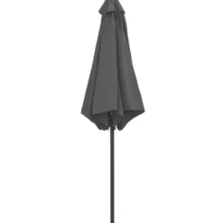 Aurinkovarjo alumiinitanko 270x246 cm antrasiitti