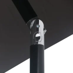 Aurinkovarjo metallirunko 300 cm musta