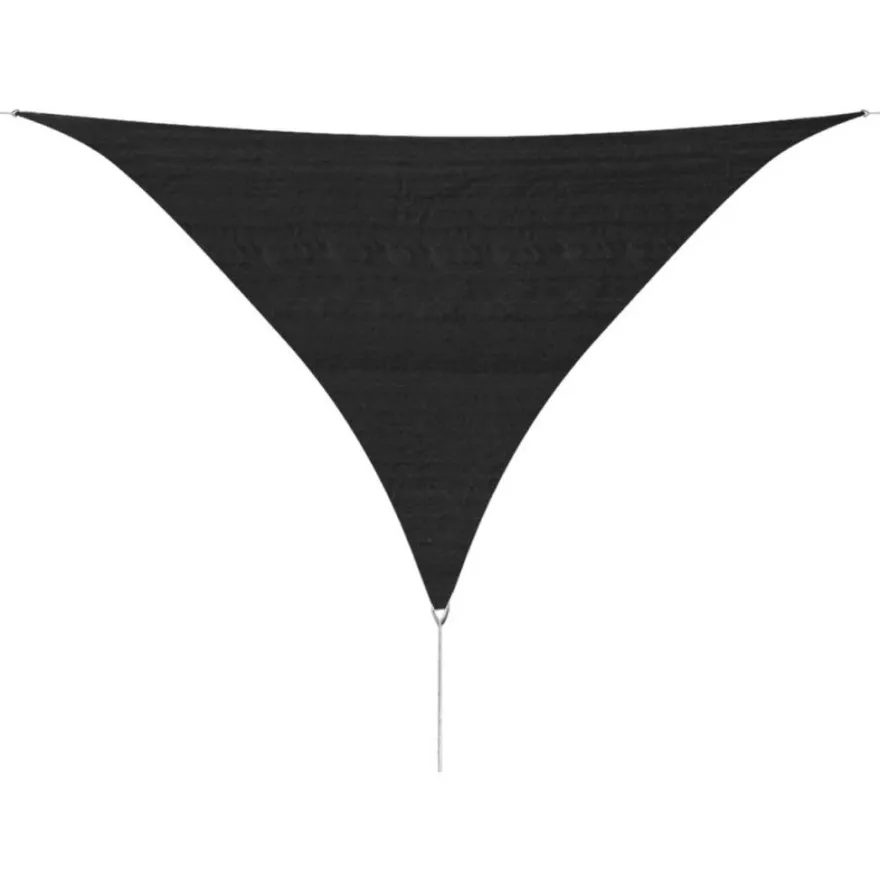 Aurinkovarjo purje hdpe kolmikulmainen 3,6x3,6x3,6 m