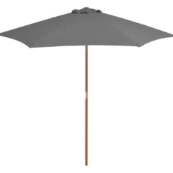 Aurinkovarjo puurunko 270 cm antrasiitti