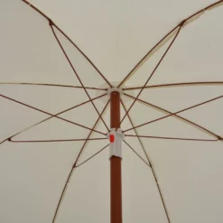 Aurinkovarjo terästanko 240 cm hiekka