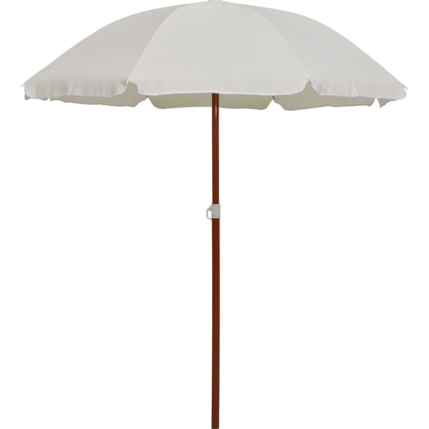 Aurinkovarjo terästanko 180 cm hiekka