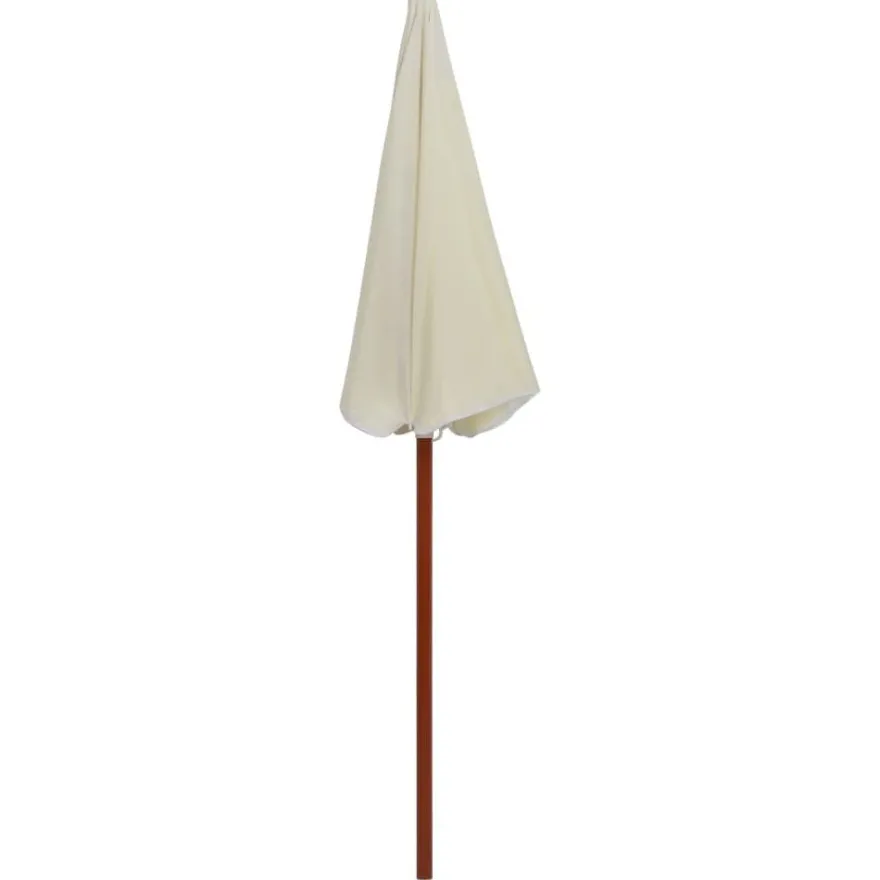Aurinkovarjo terästanko 180 cm hiekka