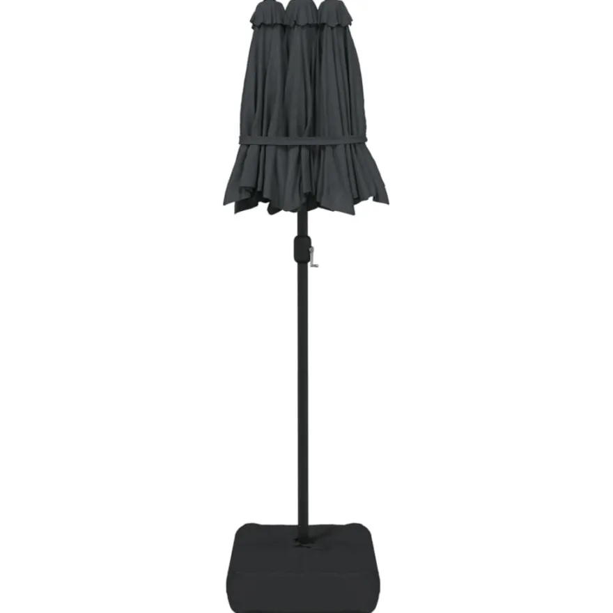Aurinkovarjo Tupla, LED-valot, 316x240cm, eri värejä