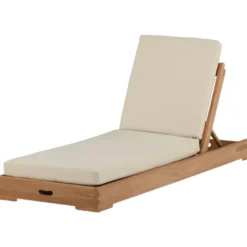 Aurinkovuode Venture Home Sunbed, 200cm, tiikki/beige