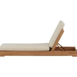 Aurinkovuode Venture Home Sunbed, 200cm, tiikki/beige