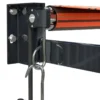 Automaattisesti sisäänkelattava markiisi oranssi/ruskea 3,5x2,5 m