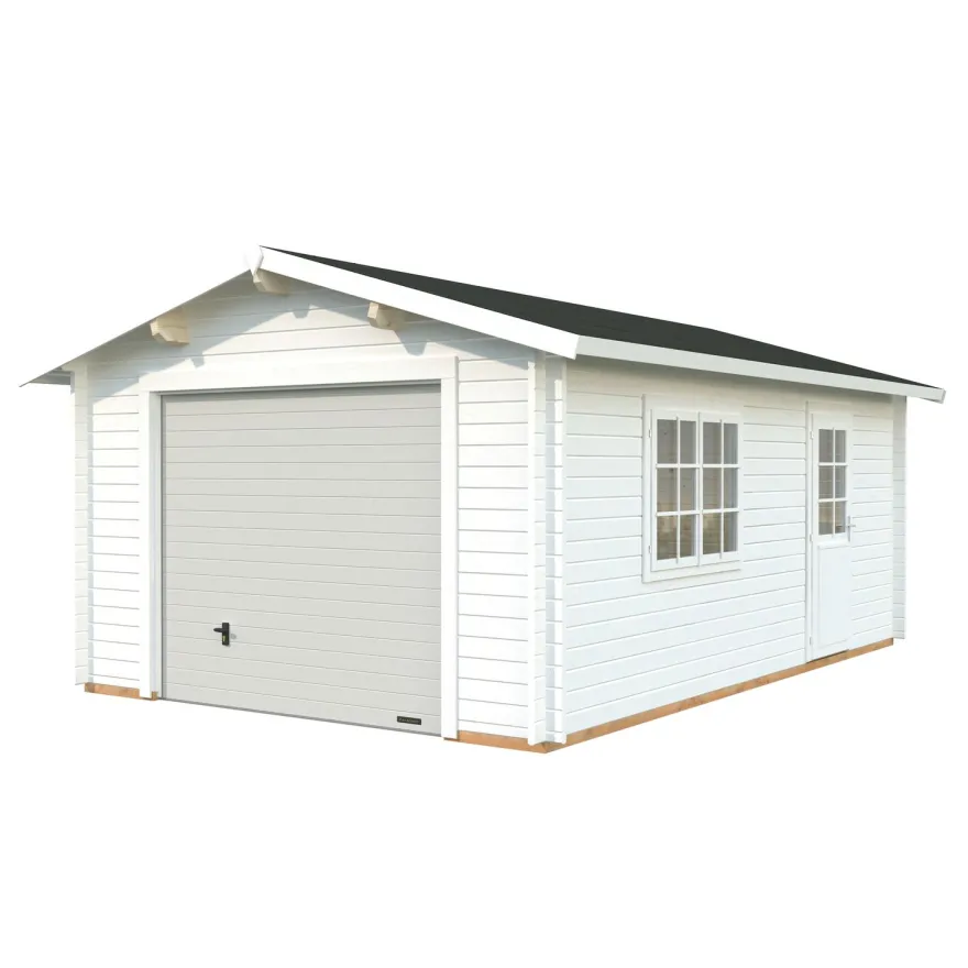 Autotalli Palmako Roger, nosto-ovella, 19m² FR44-3857-2