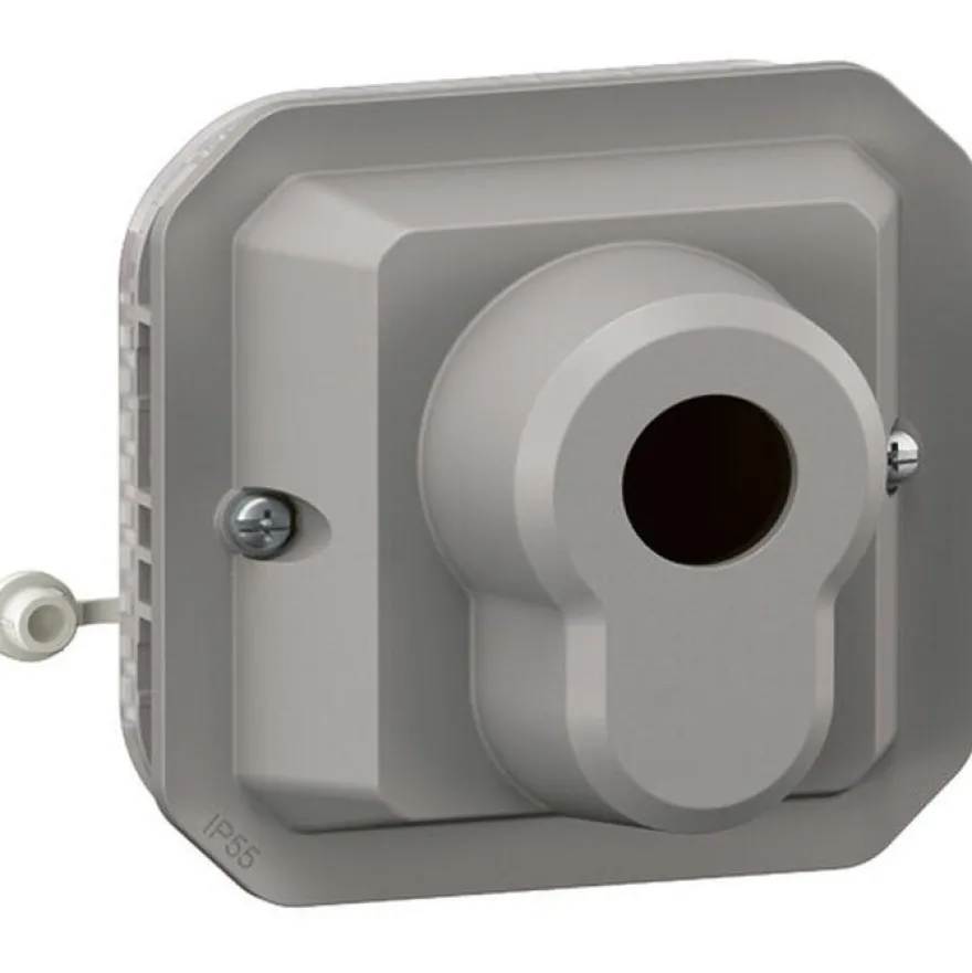 Avainpainikemekanismi Legrand Plexo 10 A ylös–alas–OFF IP55, harmaa
