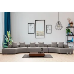 Avokulmasohva Linento Furniture Gondol 3, harmaa