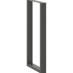Baaripöydän jalat U-muotoiset 2 kpl 50x(100-101) cm teräs (13234)