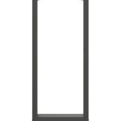 Baaripöydän jalat U-muotoiset 2 kpl 50x(100-101) cm teräs (13234)