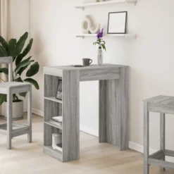 Baaripöytä teknisestä puusta, 95x47x103,5 cm, eri värejä ja malleja (42973)
