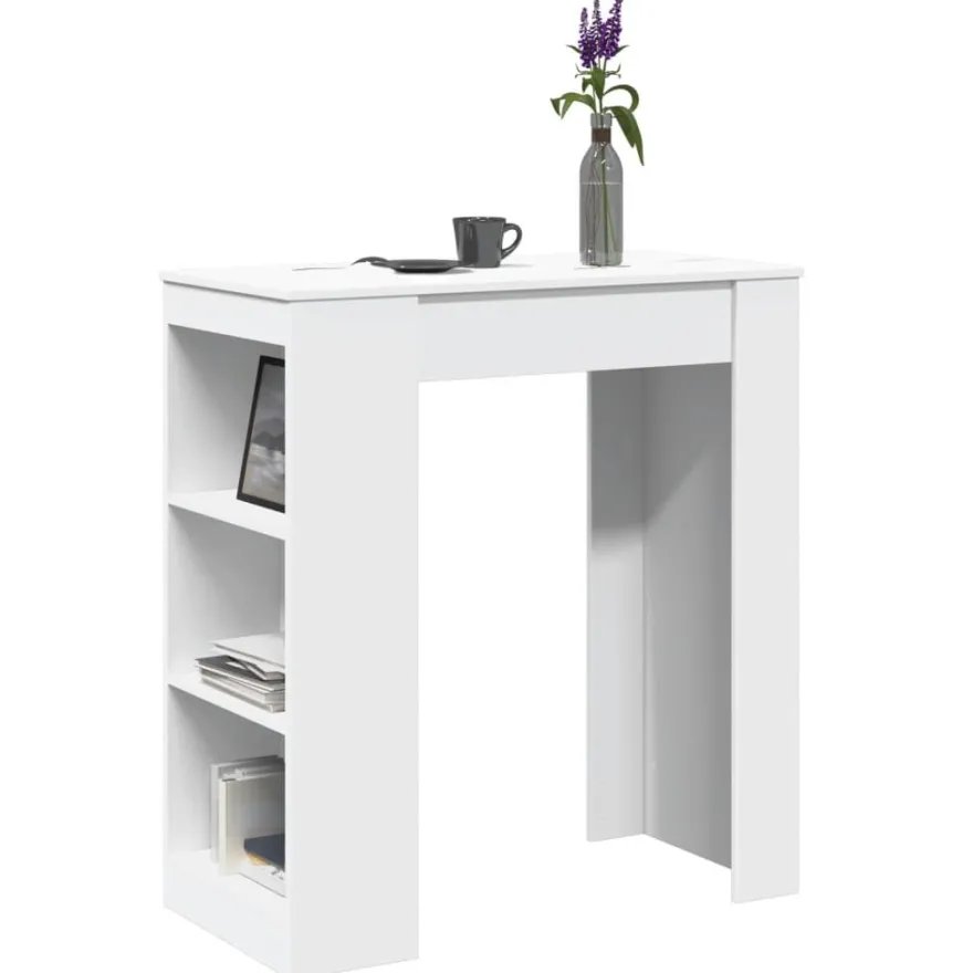 Baaripöytä teknisestä puusta, 95x47x103,5 cm, eri värejä ja malleja (42973)