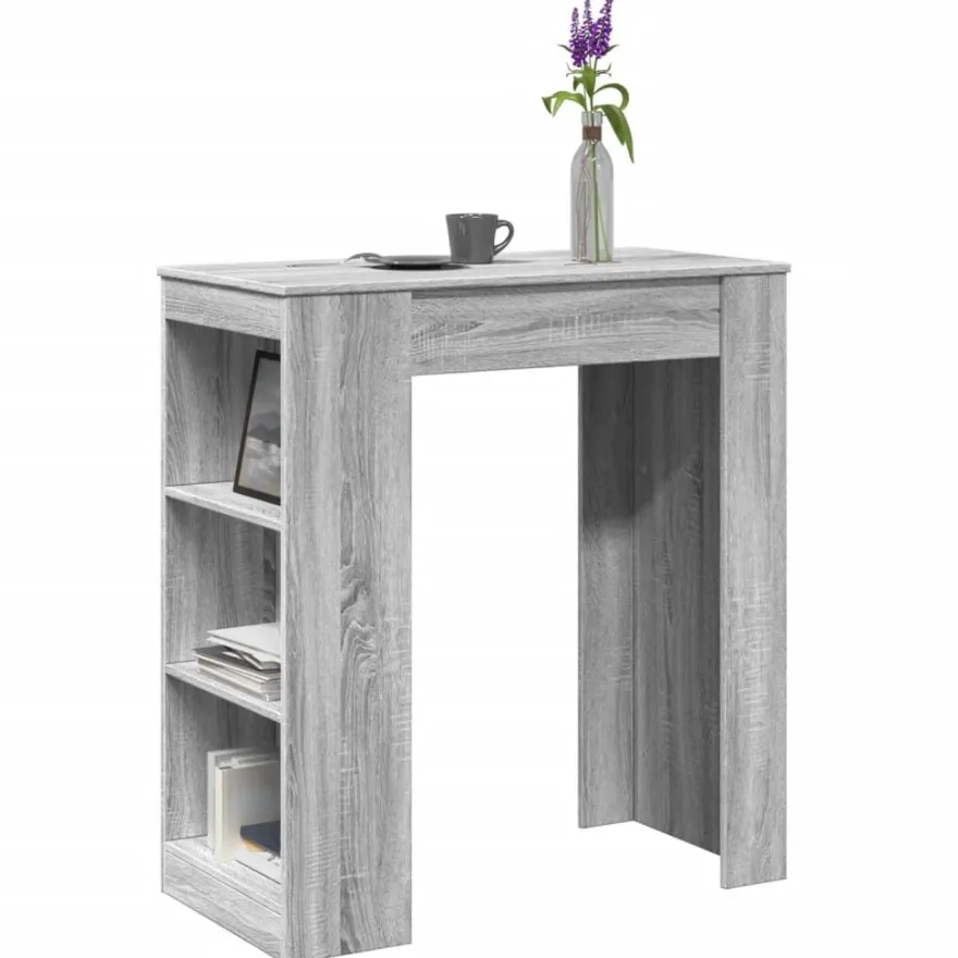 Baaripöytä teknisestä puusta, 95x47x103,5 cm, eri värejä ja malleja (42973)