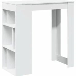 Baaripöytä/telineet tekninen puu, 102x50x103,5 cm, eri värejä (42970)