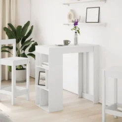Baaripöytä/telineet tekninen puu, 102x50x103,5 cm, eri värejä (42970)
