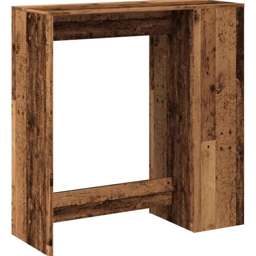 Baaripöytä/telineet tekninen puu, 101x40x103,5 cm, eri värejä (42971)