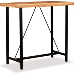 Baaripöytä täysi akaasiapuu 120x60x107 cm