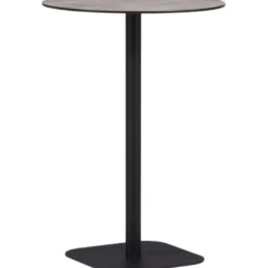 Baaripöytä Venture Home Milano, ø70cm, harmaa/musta