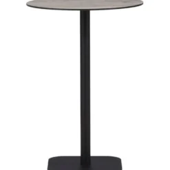 Baaripöytä Venture Home Milano, ø70cm, harmaa/musta