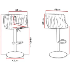 Baarituoli Nomla MUZ/BS/1142/CM, 2kpl