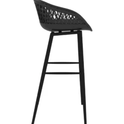 Baarituolit 2 kpl musta (48149)