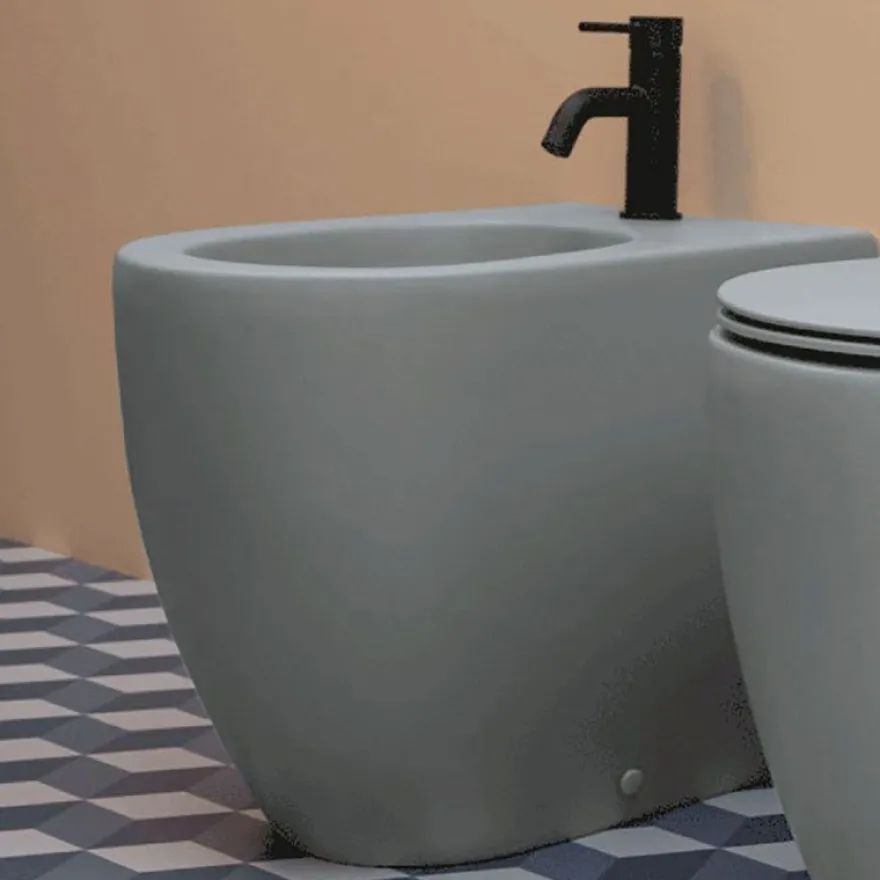 Bidee Lavabo Glomp, back to wall, matta, eri värejä