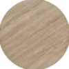 Bistropöytä mdf ja teräs pyöreä 60x75 cm tammenvärinen