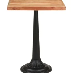 Bistropöytä 60x60x76 cm täysi akaasiapuu