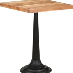 Bistropöytä 60x60x76 cm täysi akaasiapuu