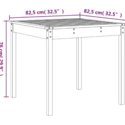 Bistrosarja ulos valkoinen, mänty, 3-osainen