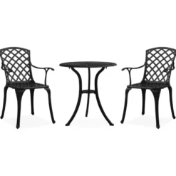 Bistrosarja valualumiini, 3-osainen, eri värejä