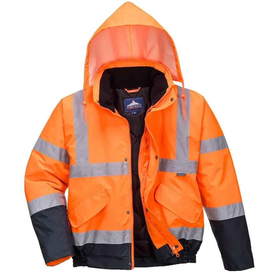 Bombertakki Portwest S266 300D, oranssi/sininen