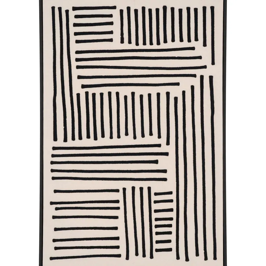 Canvastaulu House Nordic Lipari No.1, 60x90cm, musta/beige