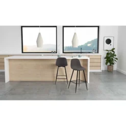 Counter Jakkara Home4You WILMA harmaa/musta